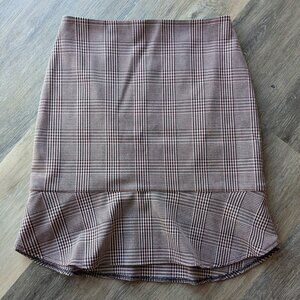 WHBM Plaid Skirt Size 2
